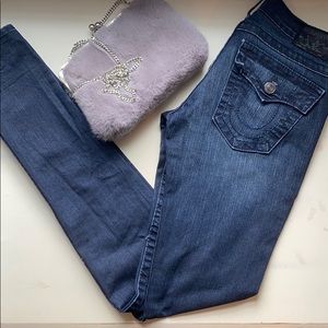 True Religion Julie Skinny Jeans Dark wash